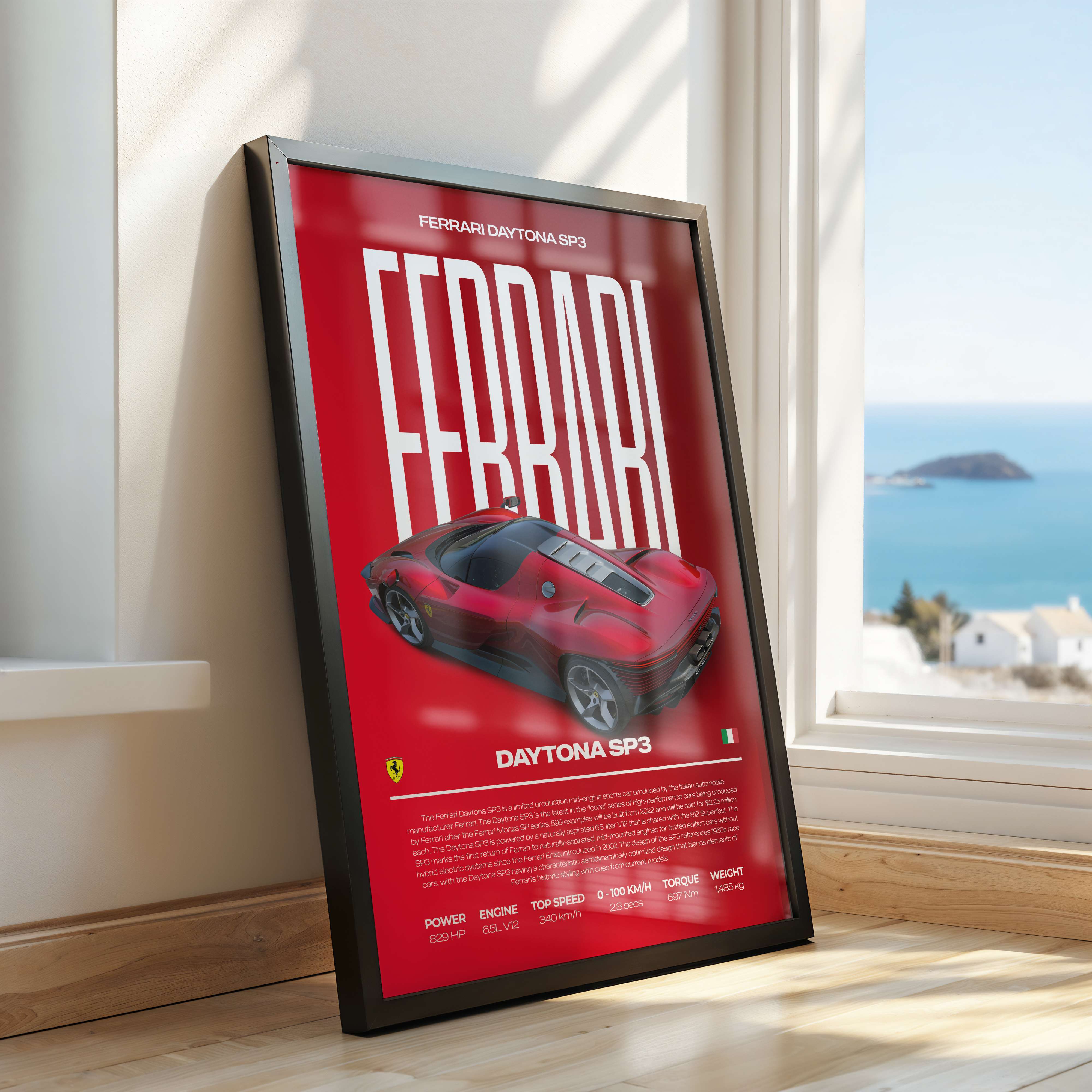 Ferrari Daytona SP3 Poster