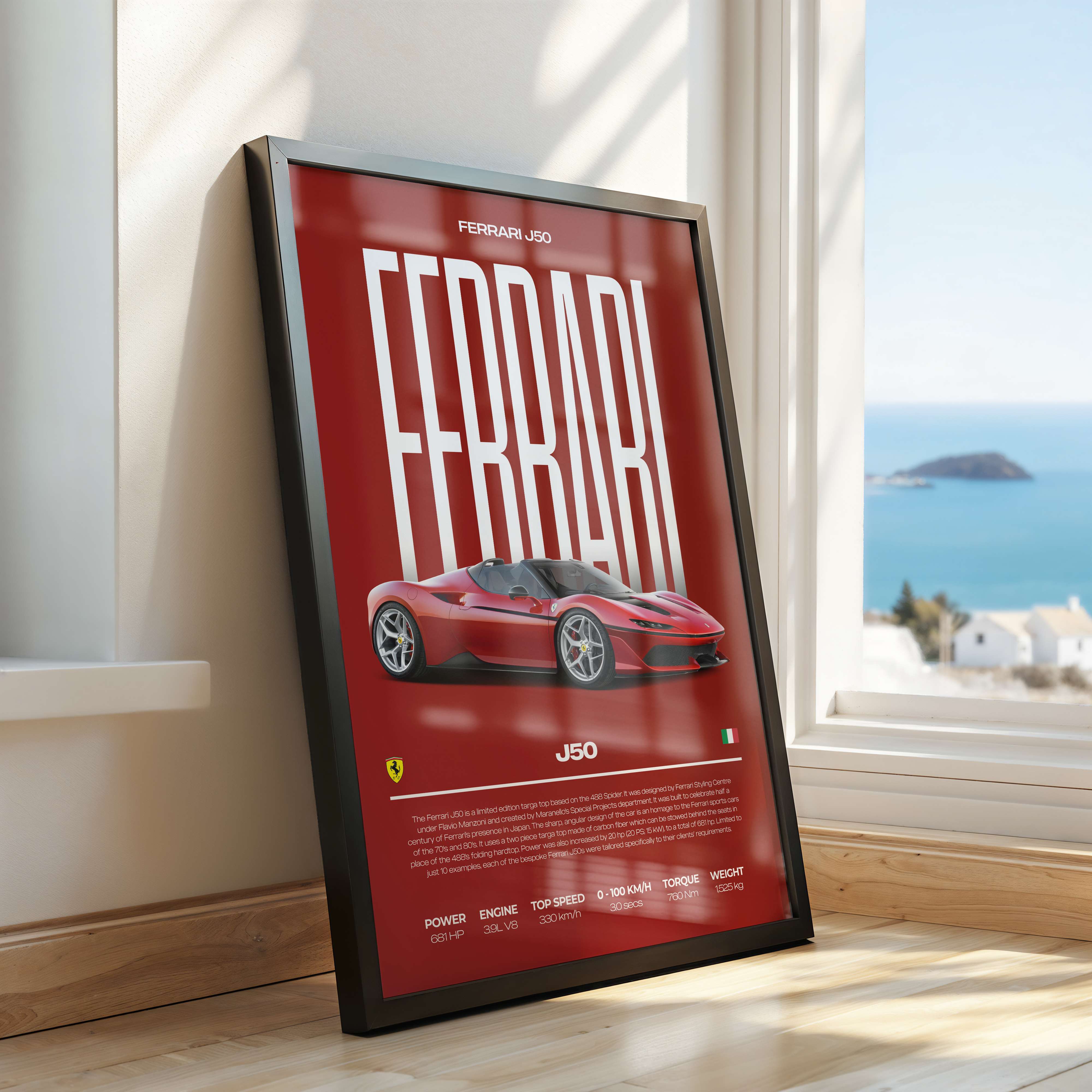 Ferrari J50 Poster