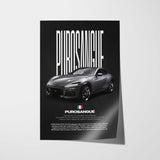 Purosangue Car Poster