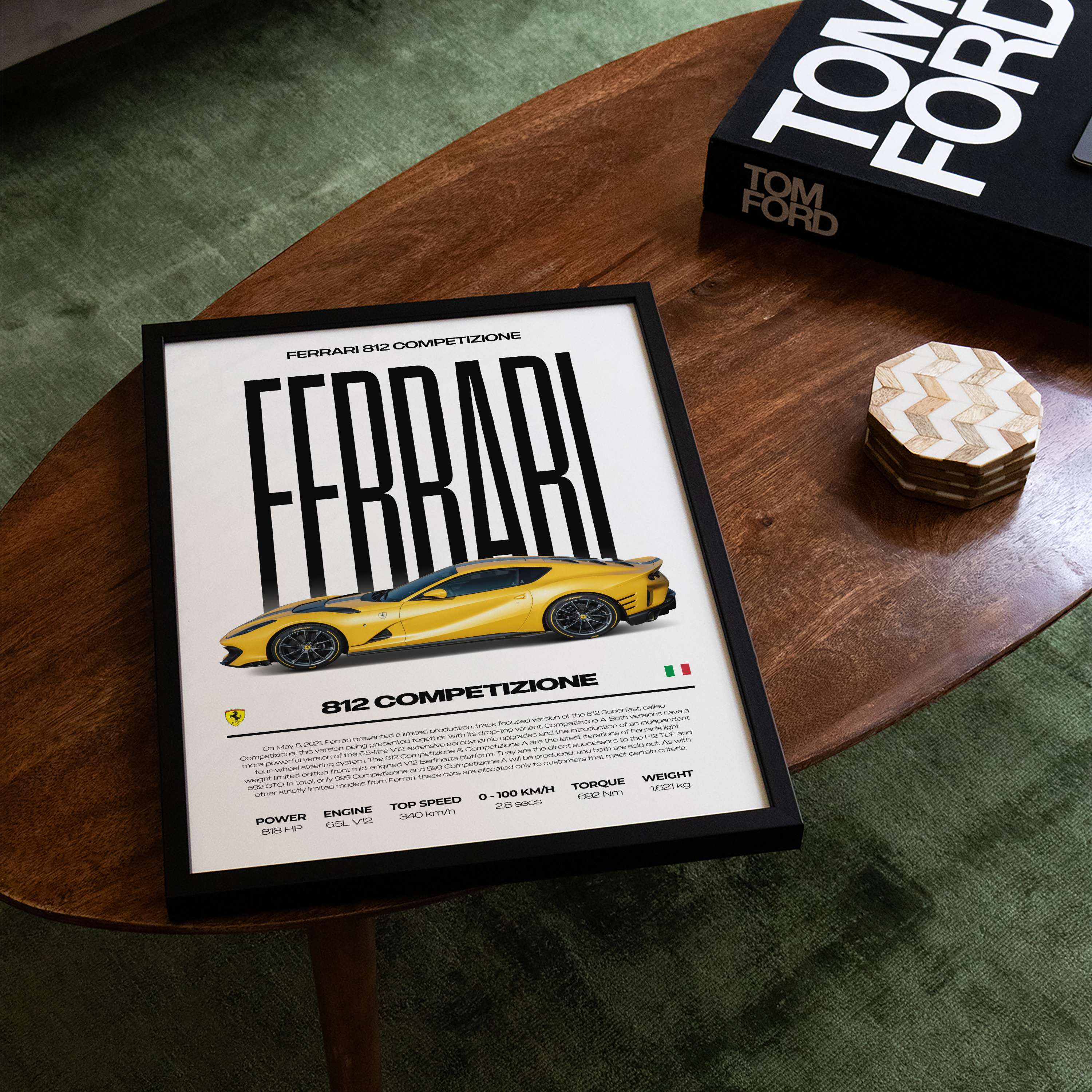 Ferrari 812 Competizione Poster