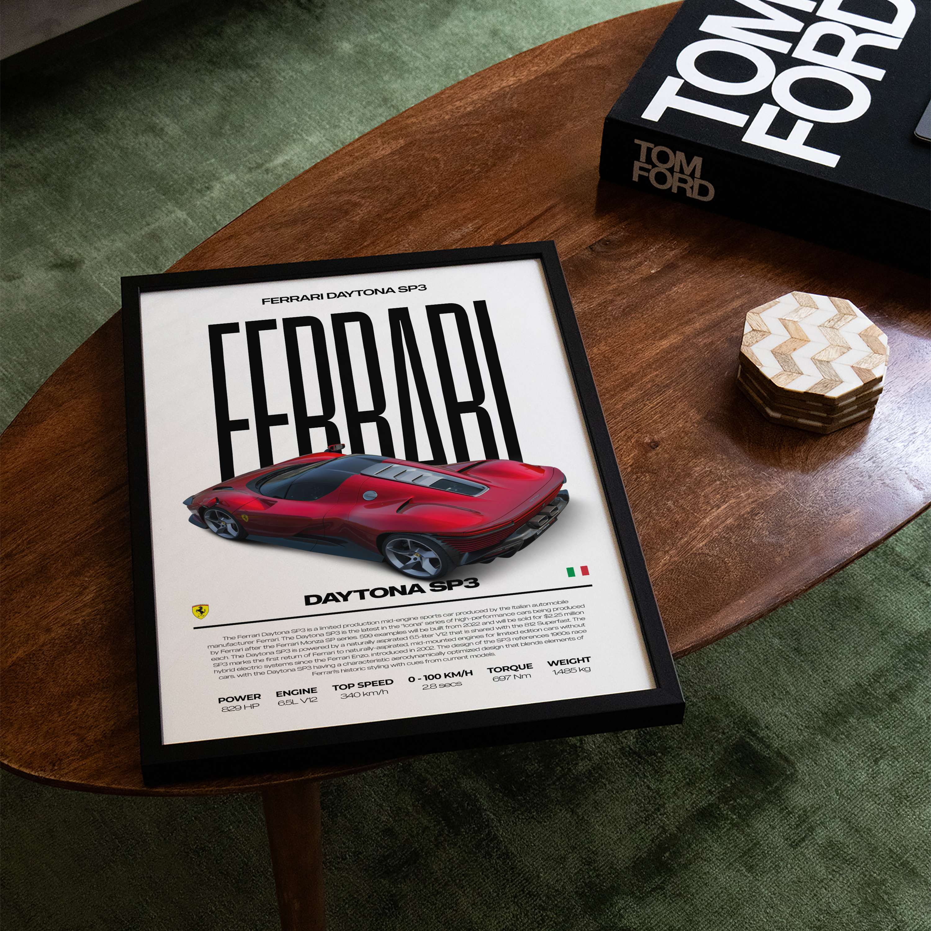 Ferrari Daytona SP3 Poster