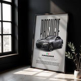 Purosangue Car Poster