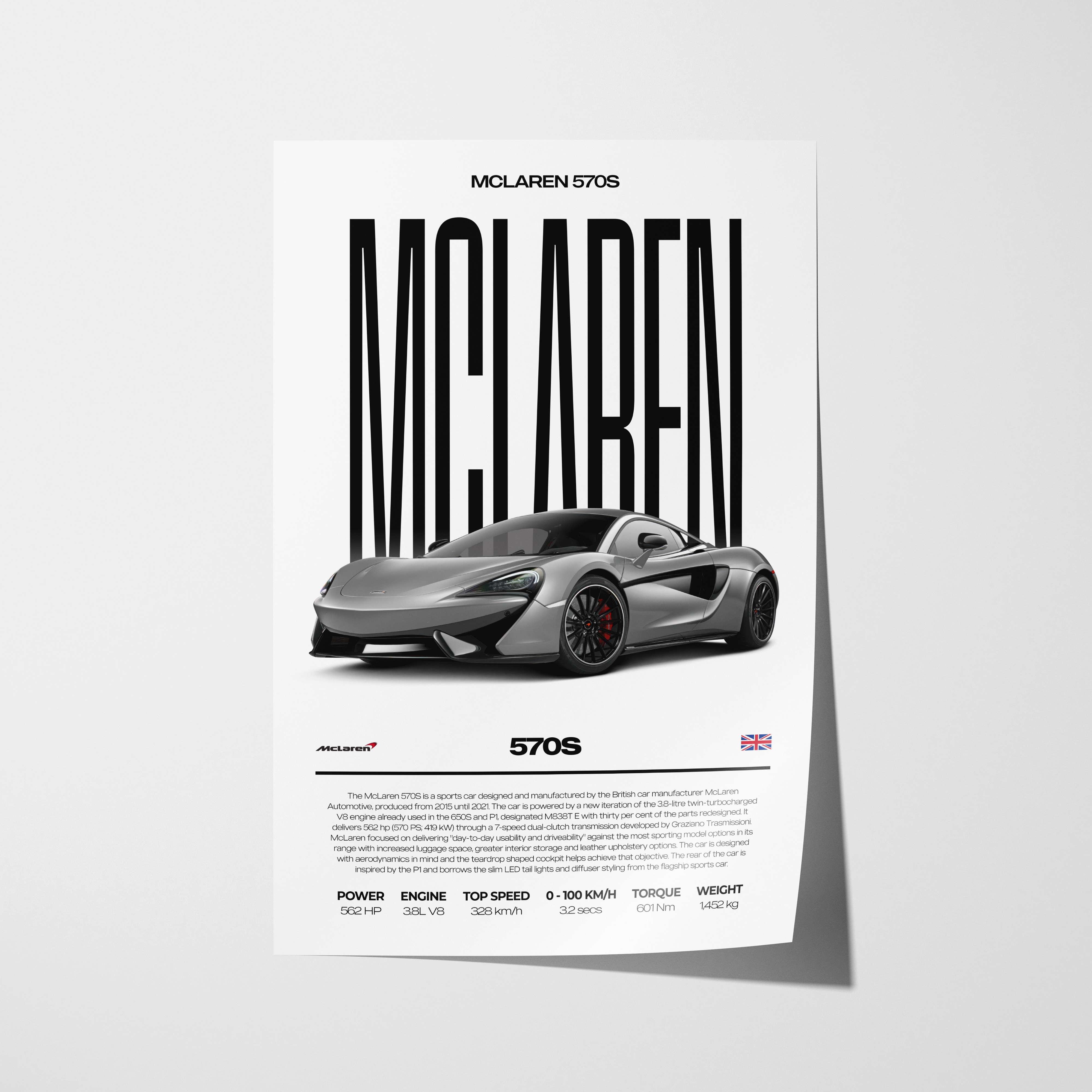 McLaren 570S Poster