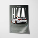 BMW M4 GTS Poster