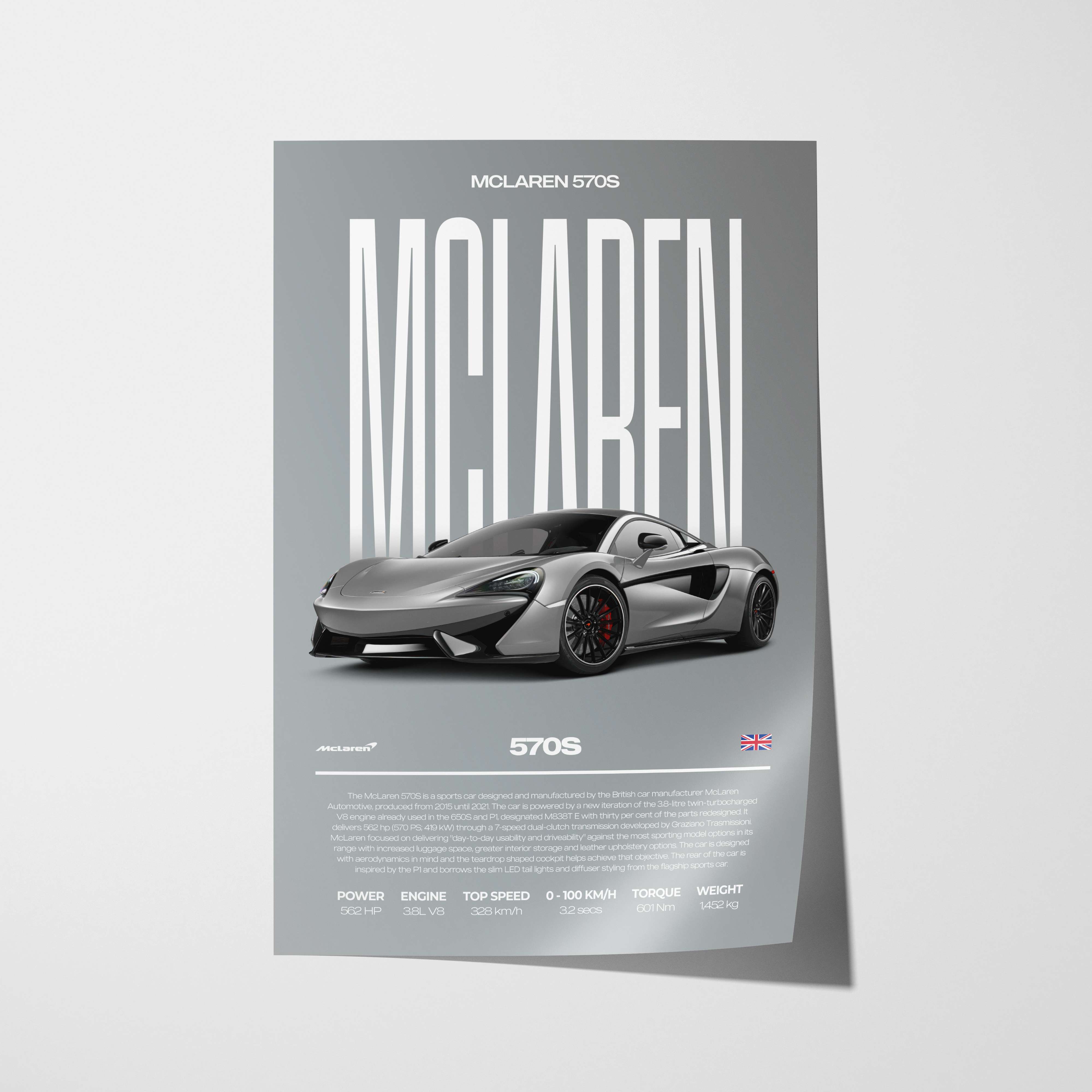 McLaren 570S Poster