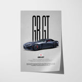 GR GT Car Poster