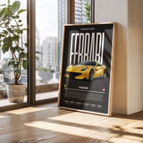 Ferrari F12 TDF Poster