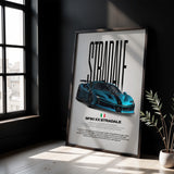 SF90 XX Stradale Car Poster