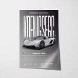 Koenigsegg Jesko Attack Poster