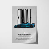 SF90 XX Stradale Car Poster