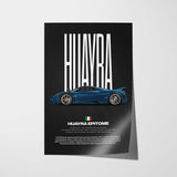 Huayra Epitome Car Poster