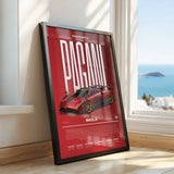 Pagani Imola Poster