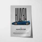 Huayra Epitome Car Poster