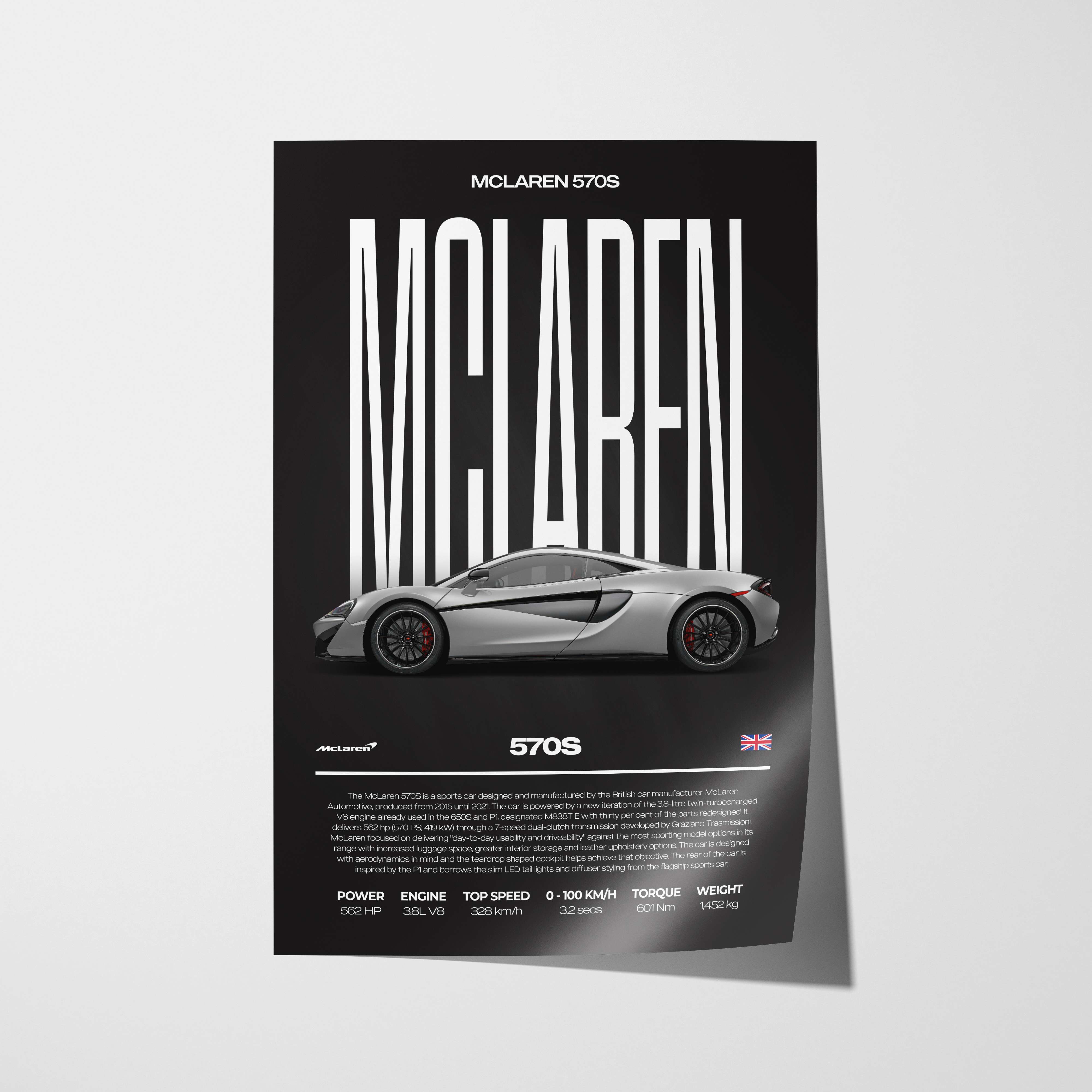 McLaren 570S Poster