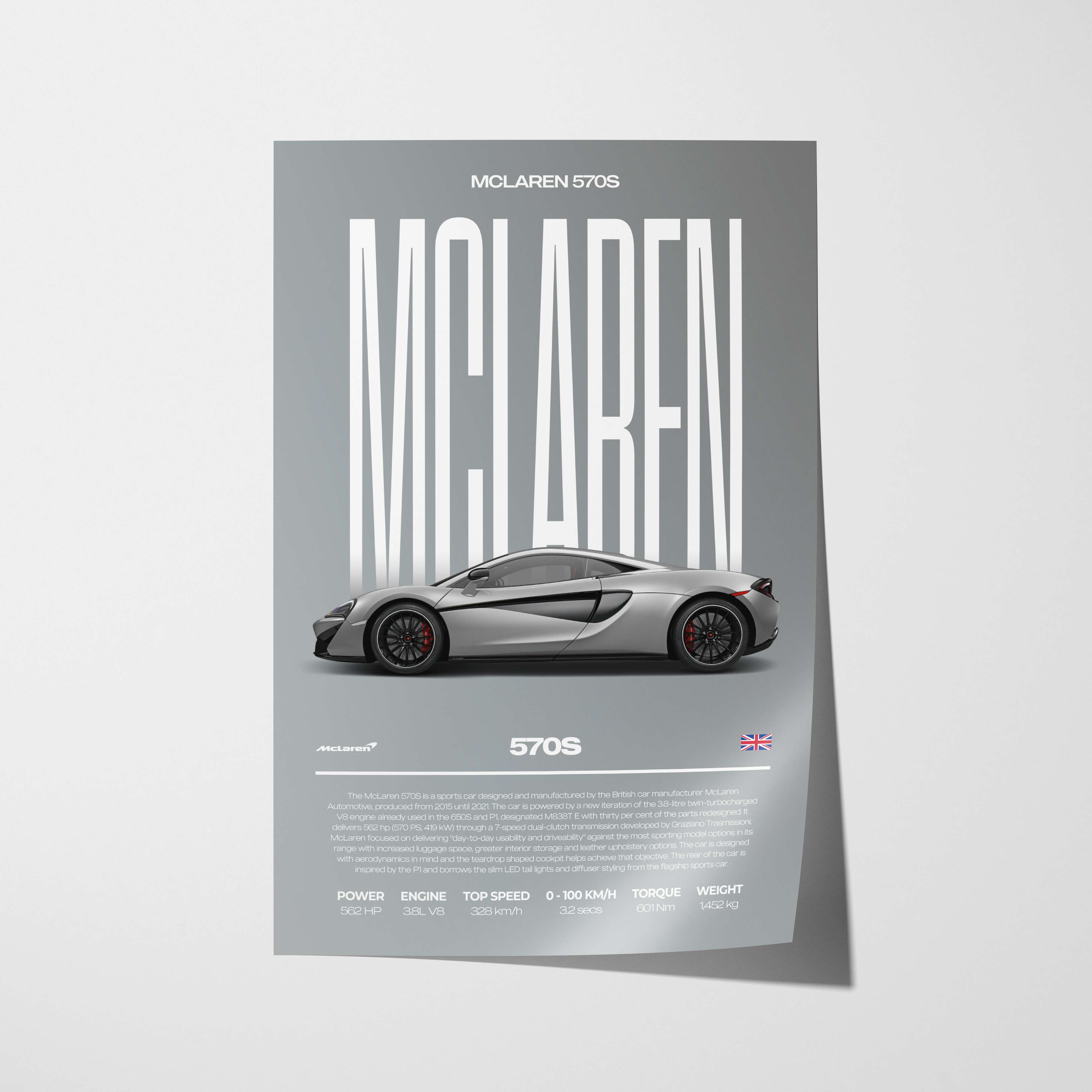 McLaren 570S Poster