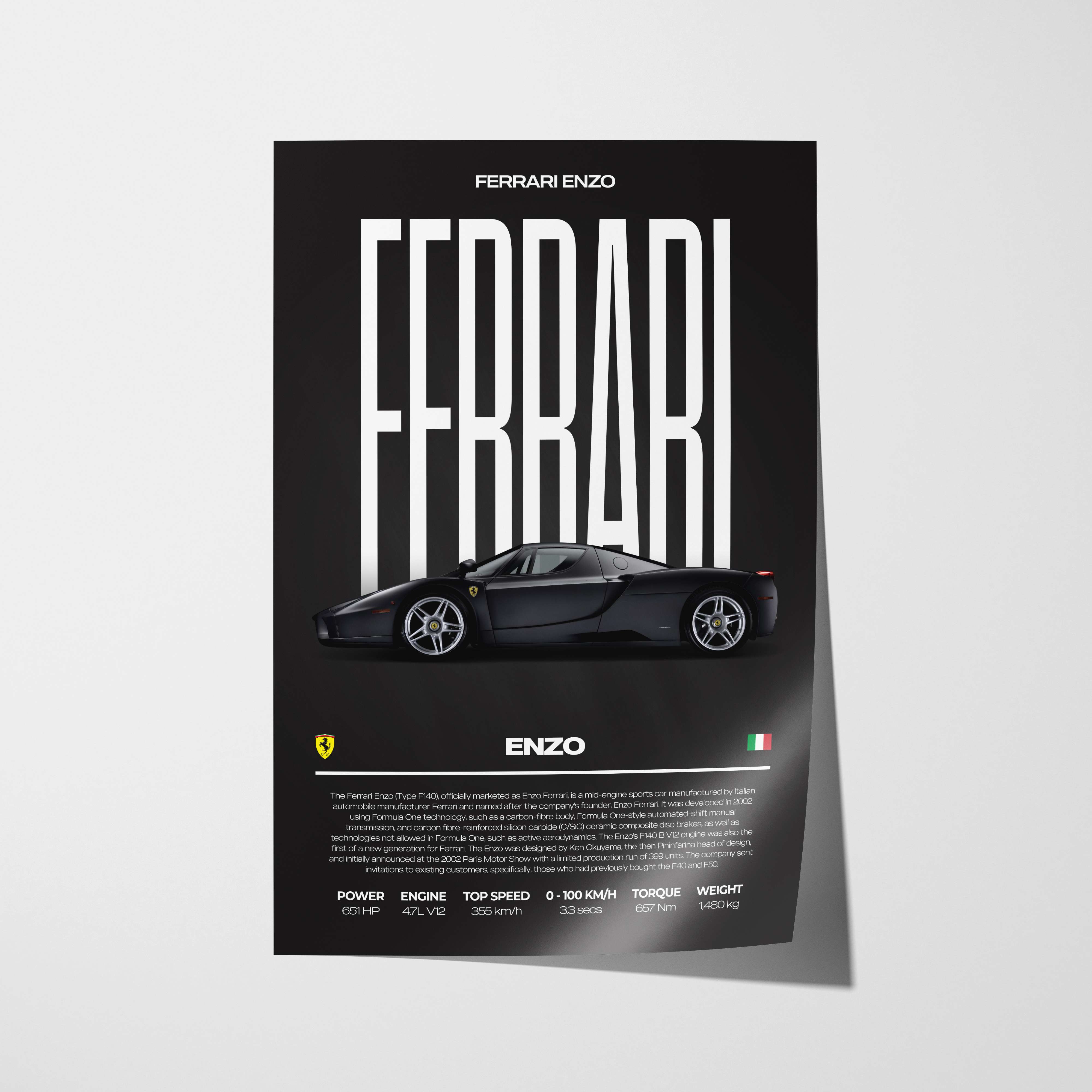 Ferrari Enzo Poster