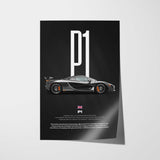 P1 Car Poster
