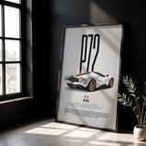 Tomaso P72 Car Poster
