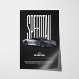 Speedtail Car Poster