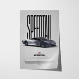 Speedtail Car Poster