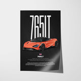 765LT Car Poster