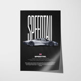 Speedtail Car Poster