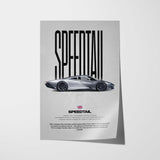 Speedtail Car Poster