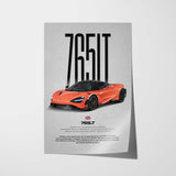 765LT Car Poster
