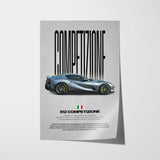 812 Competizione Car Poster