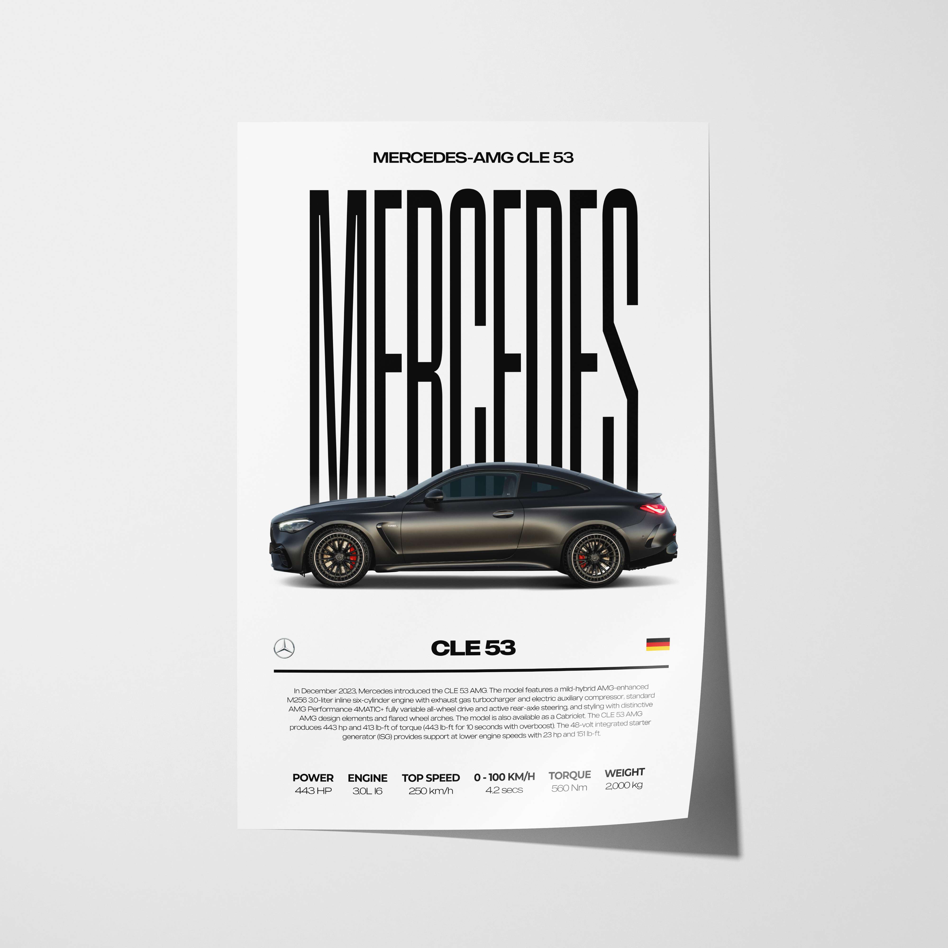 Mercedes-AMG CLE 53 Poster