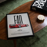 F40 LM Car Poster
