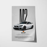 M2 G87 Car Poster