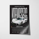 Koenigsegg Jesko Attack Poster