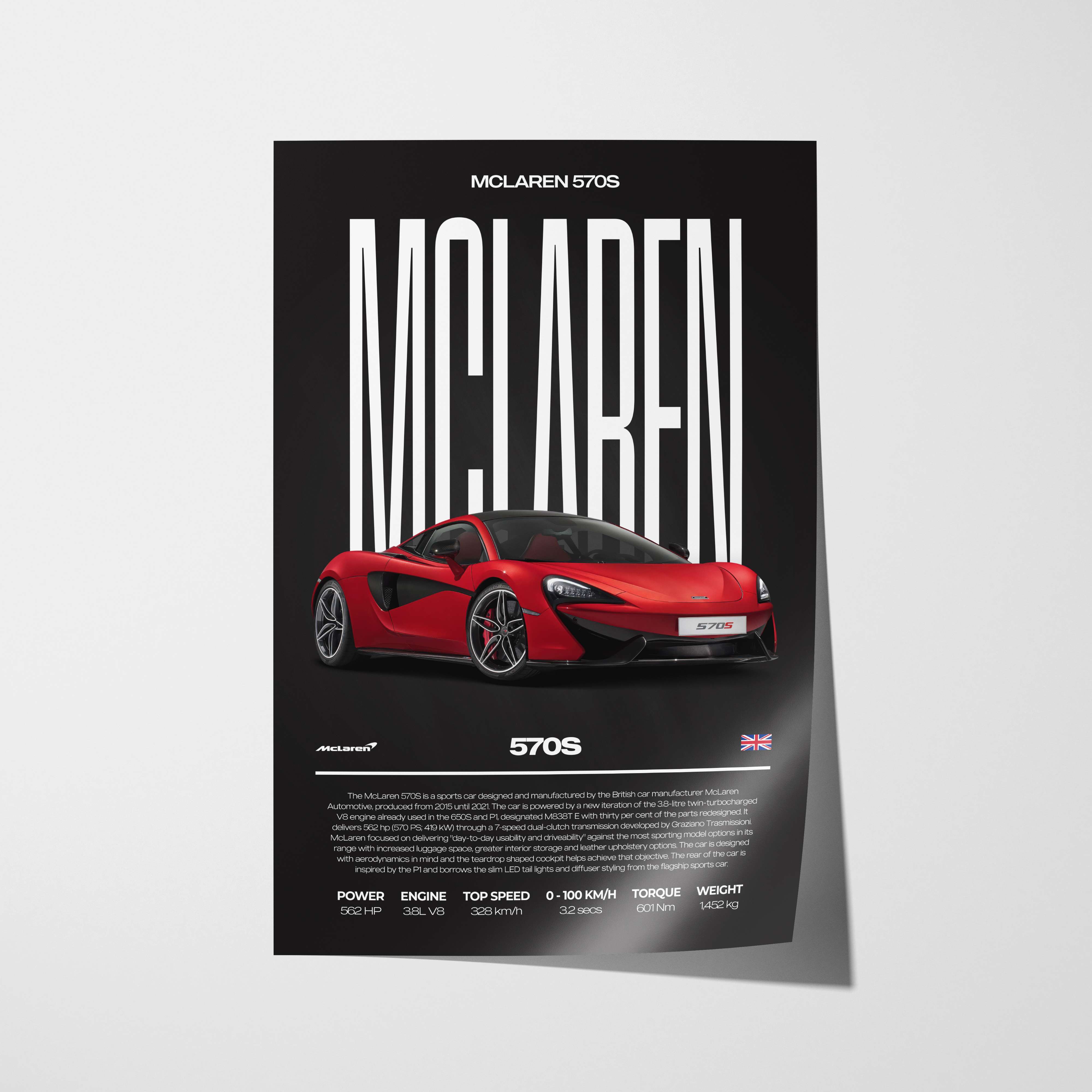 McLaren 570S Poster