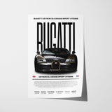 Bugatti Veyron Poster