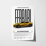 Ferrari 812 Competizione Poster