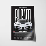 Bugatti Centodieci Poster