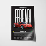 Ferrari 488 GTB Poster