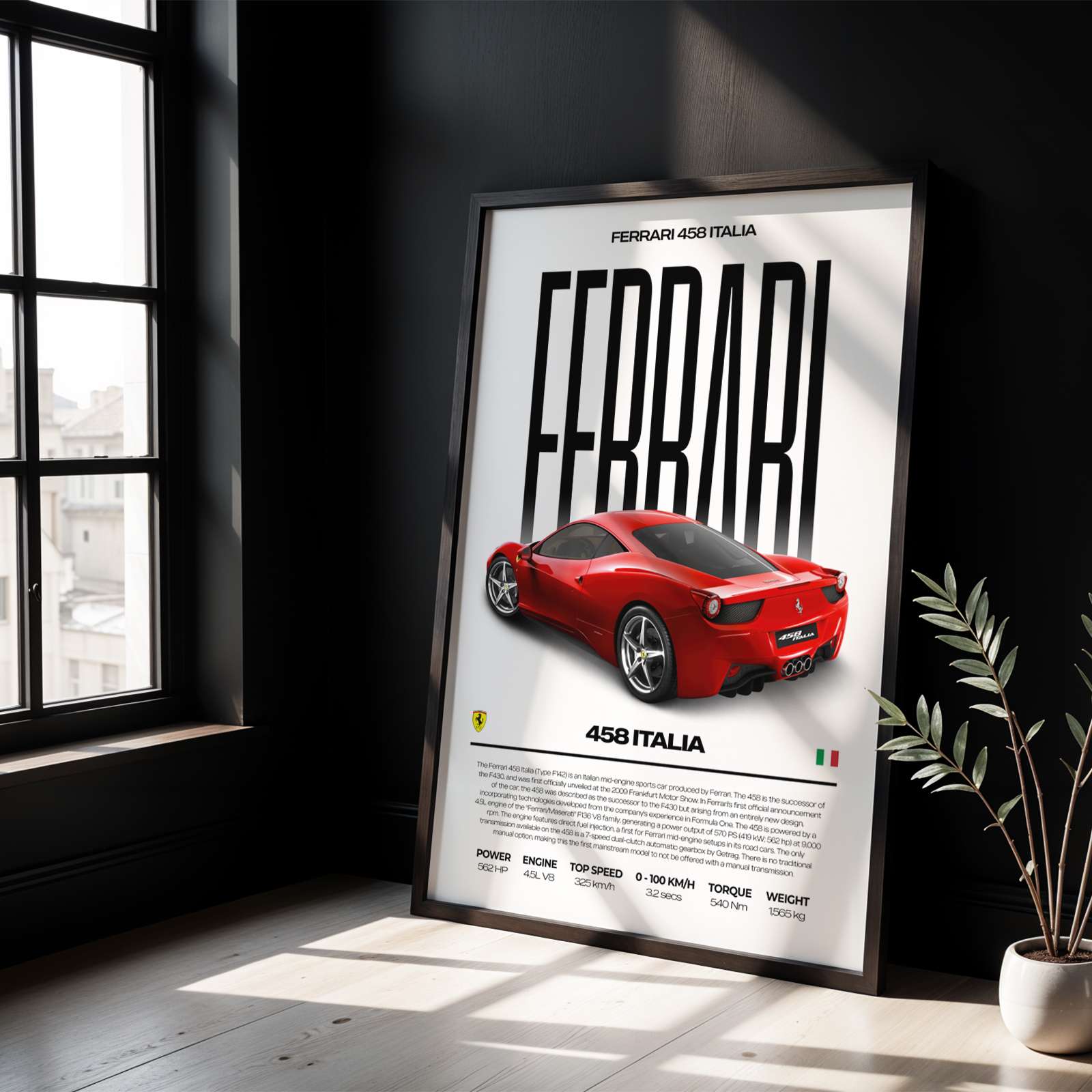 Ferrari 458 Italia Poster