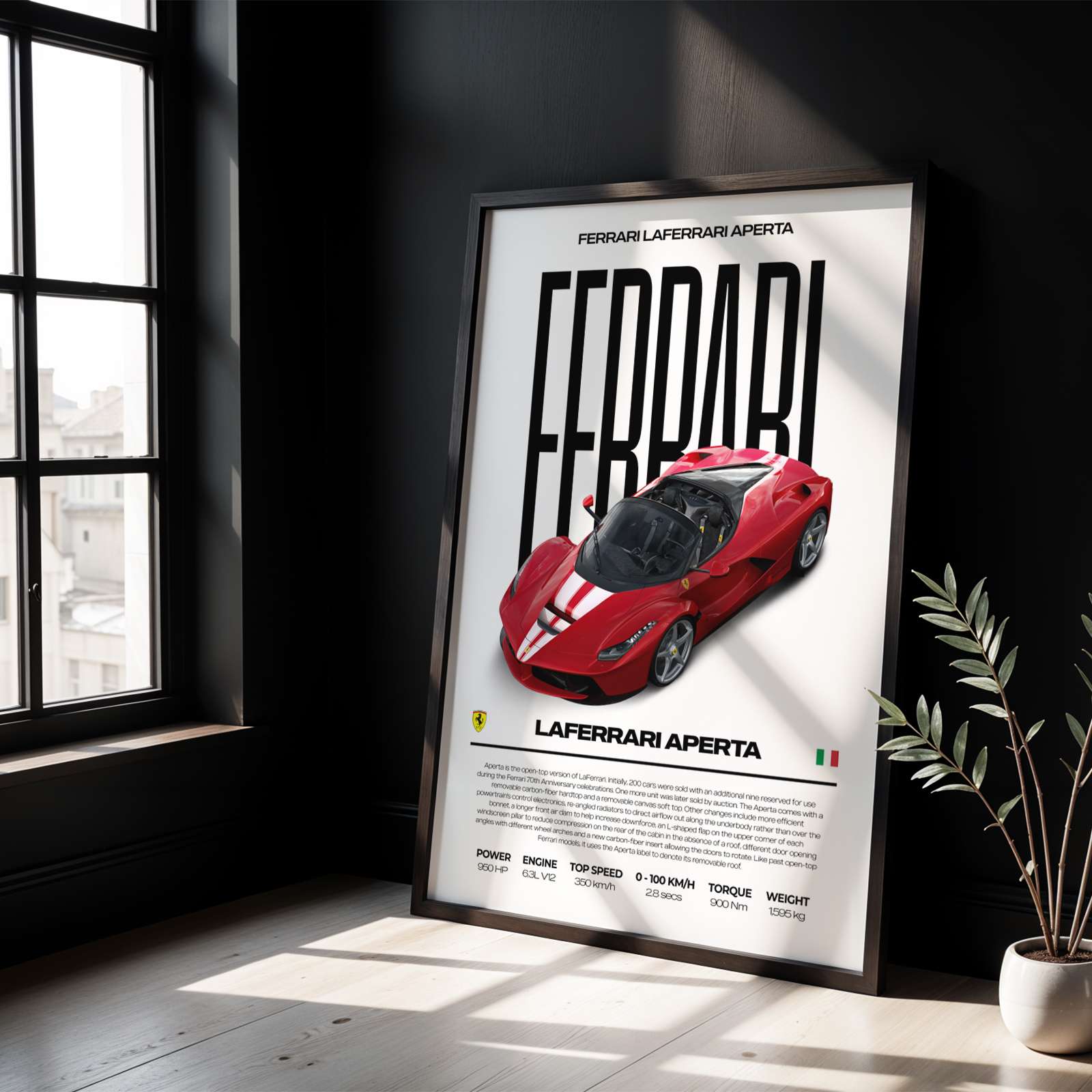 Ferrari LaFerrari Aperta Poster