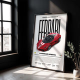 Ferrari LaFerrari Aperta Poster