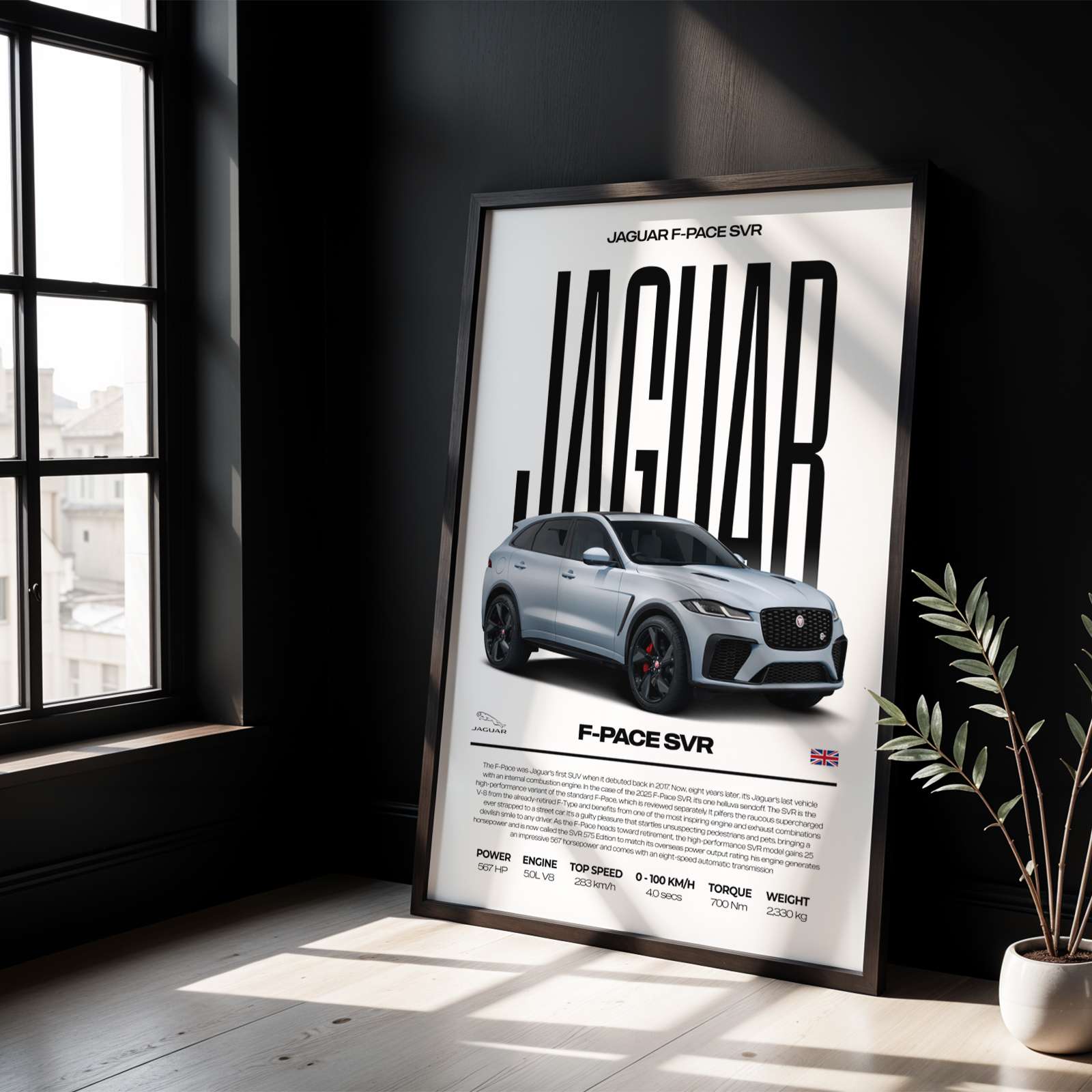 Jaguar F-Pace SVR Poster