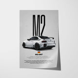 M2 G87 Car Poster