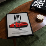 M2 G87 Car Poster