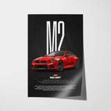 M2 G87 Car Poster