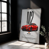 M2 G87 Car Poster