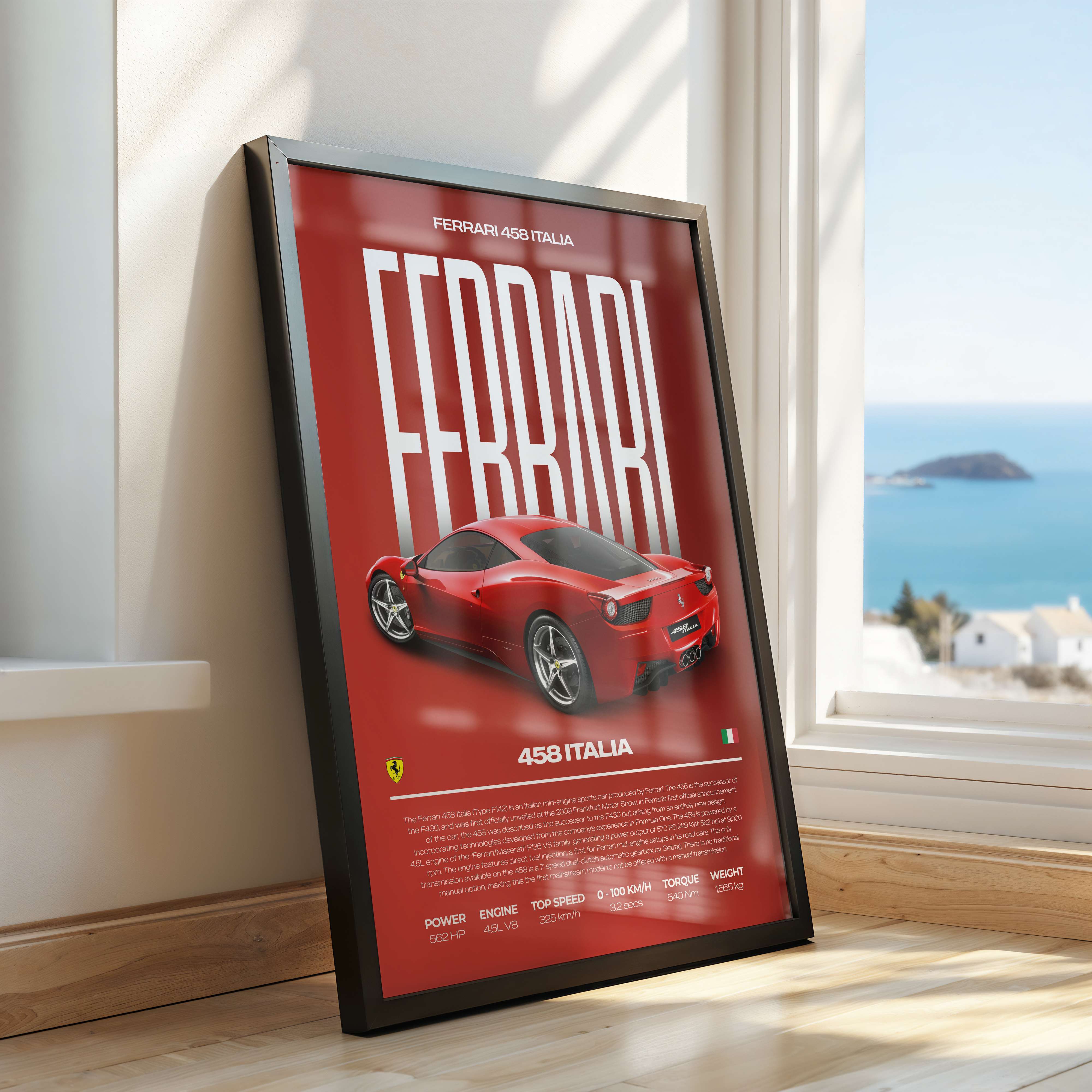 Ferrari 458 Italia Poster