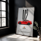 M2 G87 Car Poster