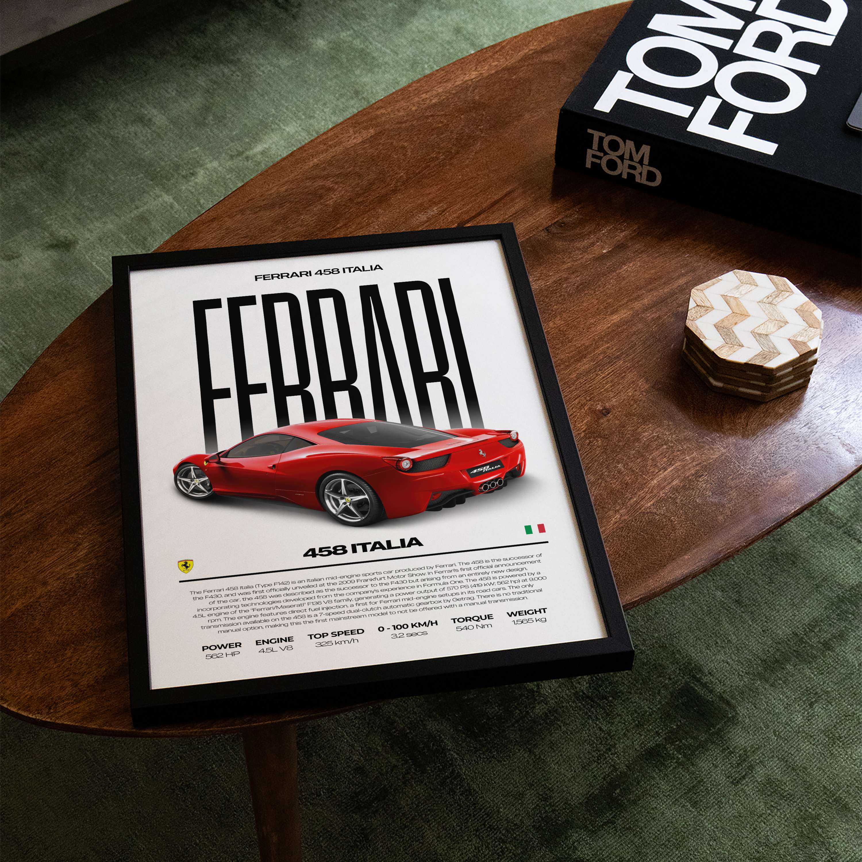 Ferrari 458 Italia Poster