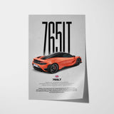 765LT Car Poster